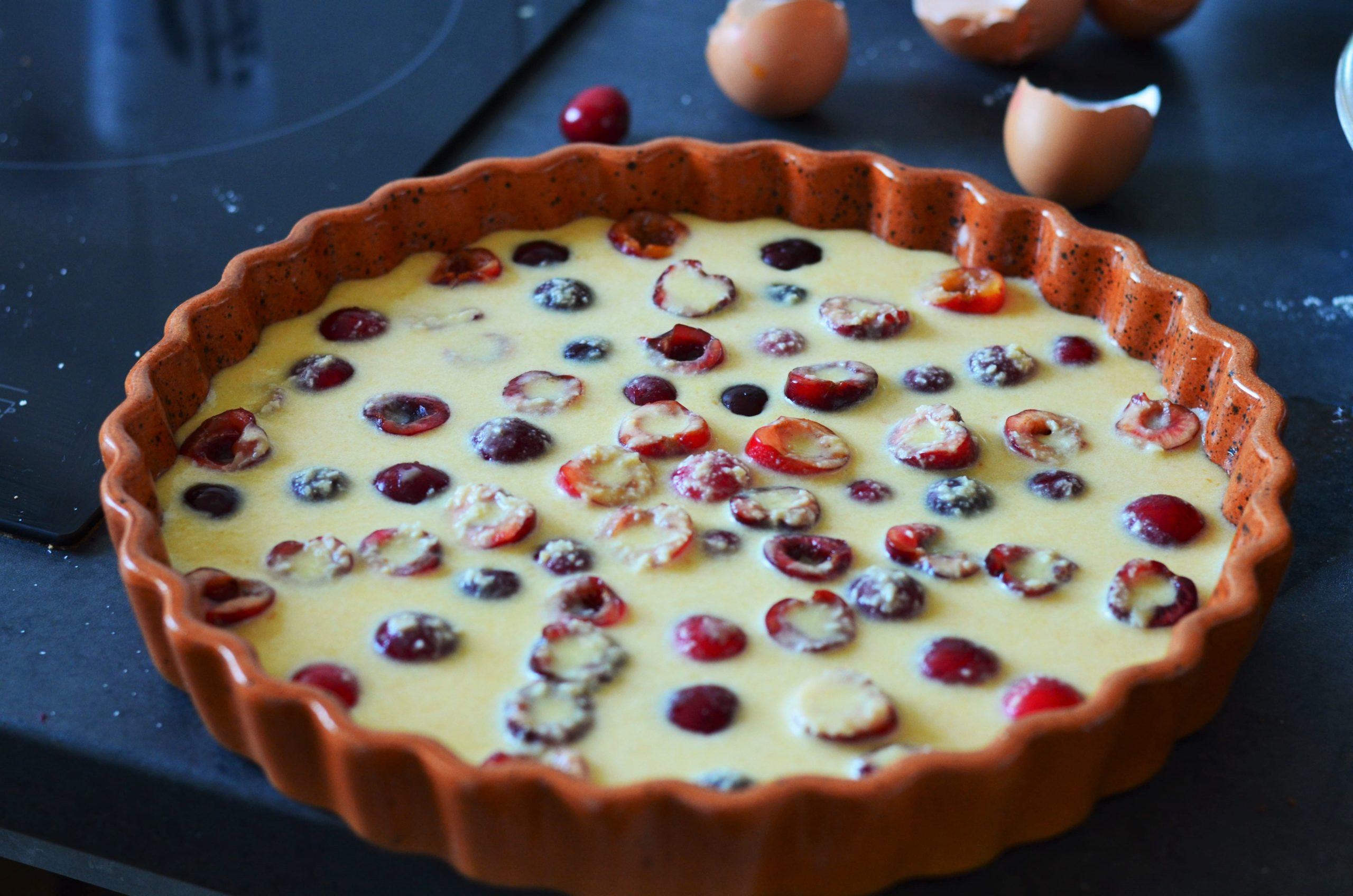 Clafoutis Aux Cerises Et Amandes - Marine Boni - Diététique Intuitive